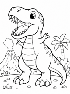 Tyrannosaurus Rex Roaring