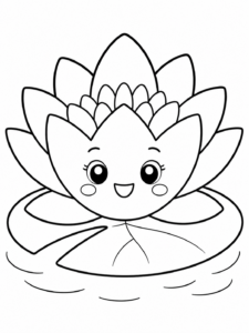 Water Lily On Pond