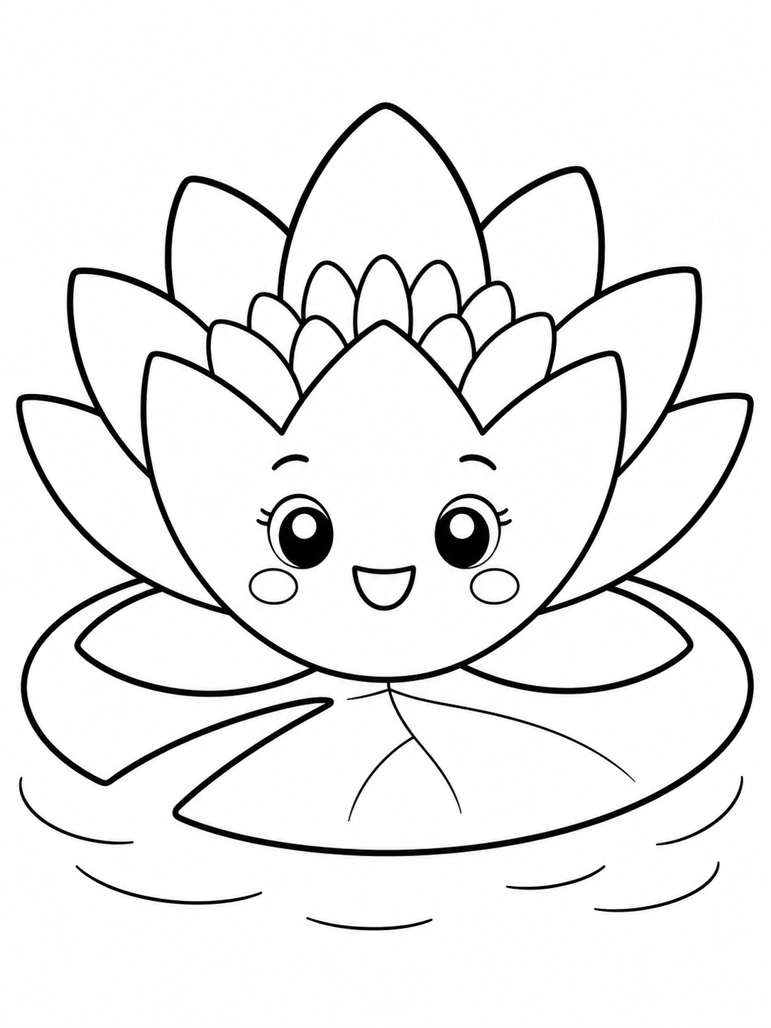 Water Lily On Pond