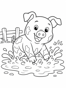 Cute Puppy Coloring Page