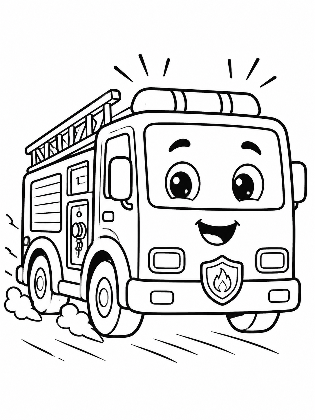 Fire Truck Racing to Help