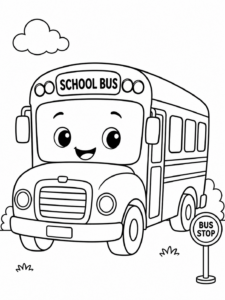 School Bus Ready for Class