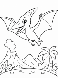 Pteranodon Flying Above