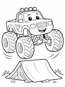 Monster Truck Jumping High