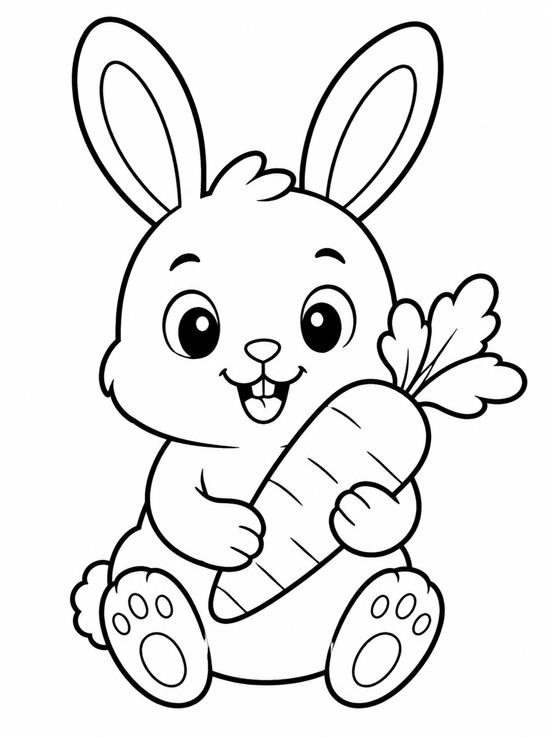 Rabbit Holding Carrot