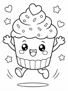 Playful Cupcake Friend