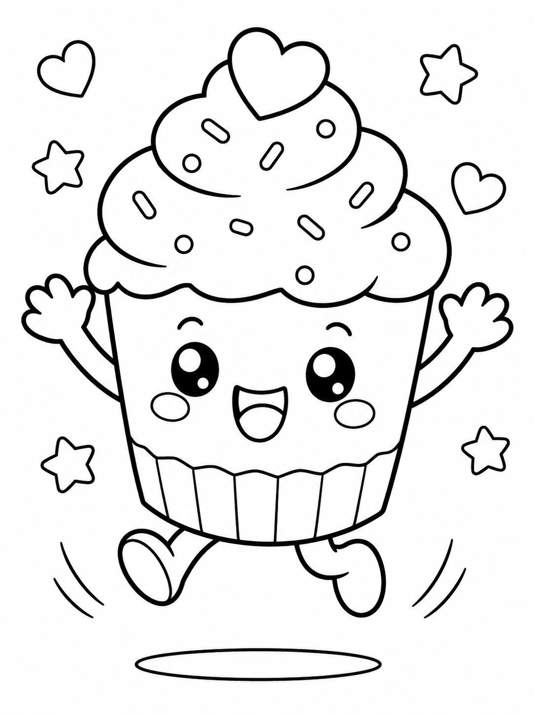 Playful Cupcake Friend