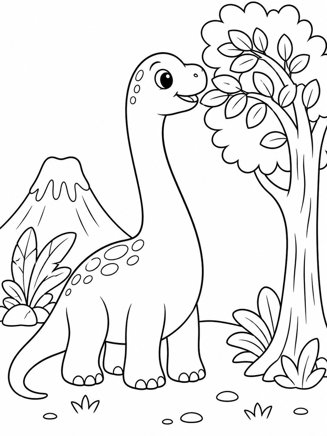 Brachiosaurus Reaching High