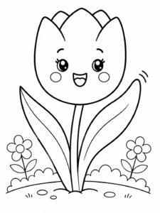 Cute Tulip Garden