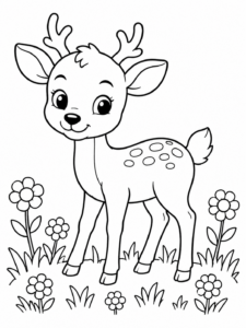 Deer Standing Among Trees