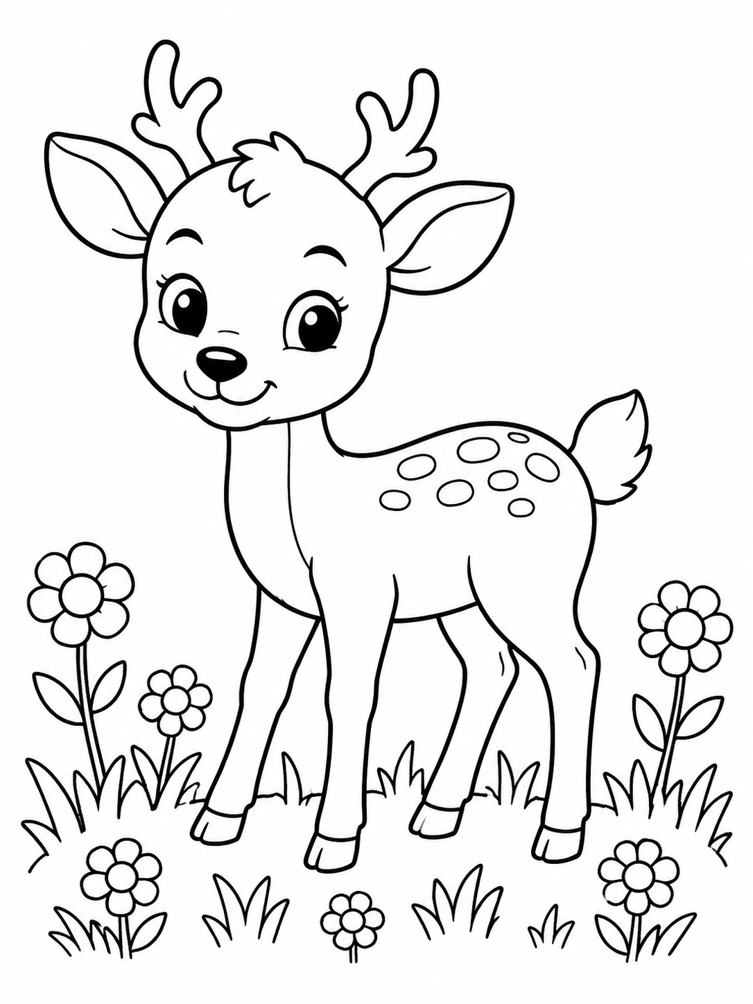 Deer Standing Among Trees