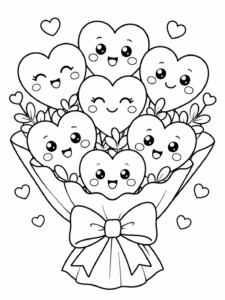 Valentine Hearts Bouquet