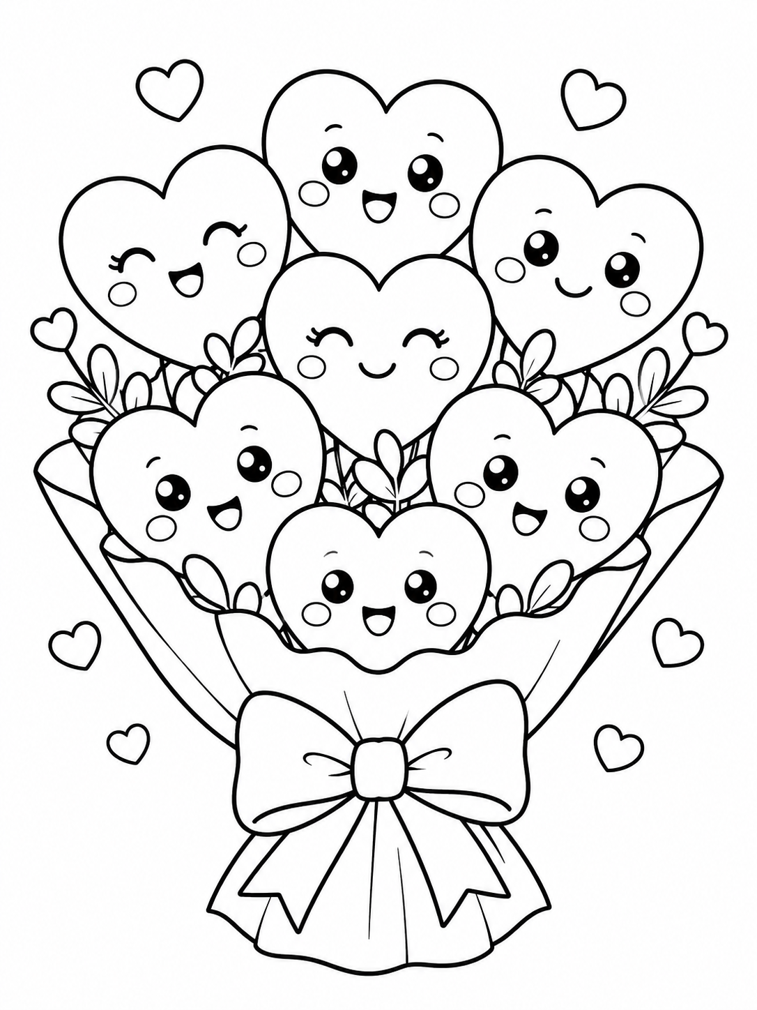 Valentine Hearts Bouquet