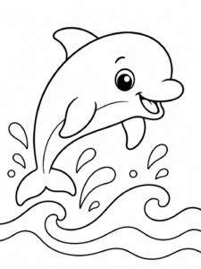 Dolphin Jumping Waves
