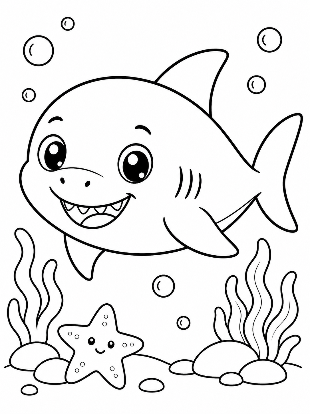 Smiling Shark Underwater