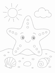 Starfish Resting on a Sandy Beach