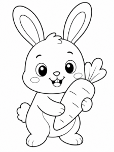 Rabbit Carrying a Carrot