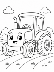 Happy Tractor on the Farm