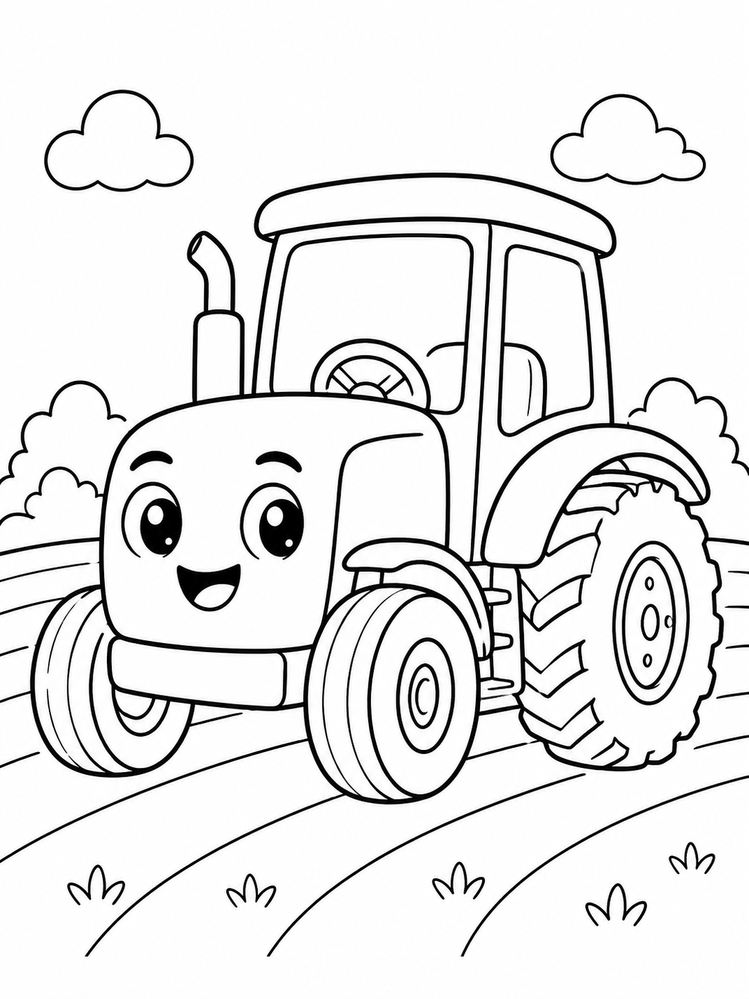 Happy Tractor on the Farm