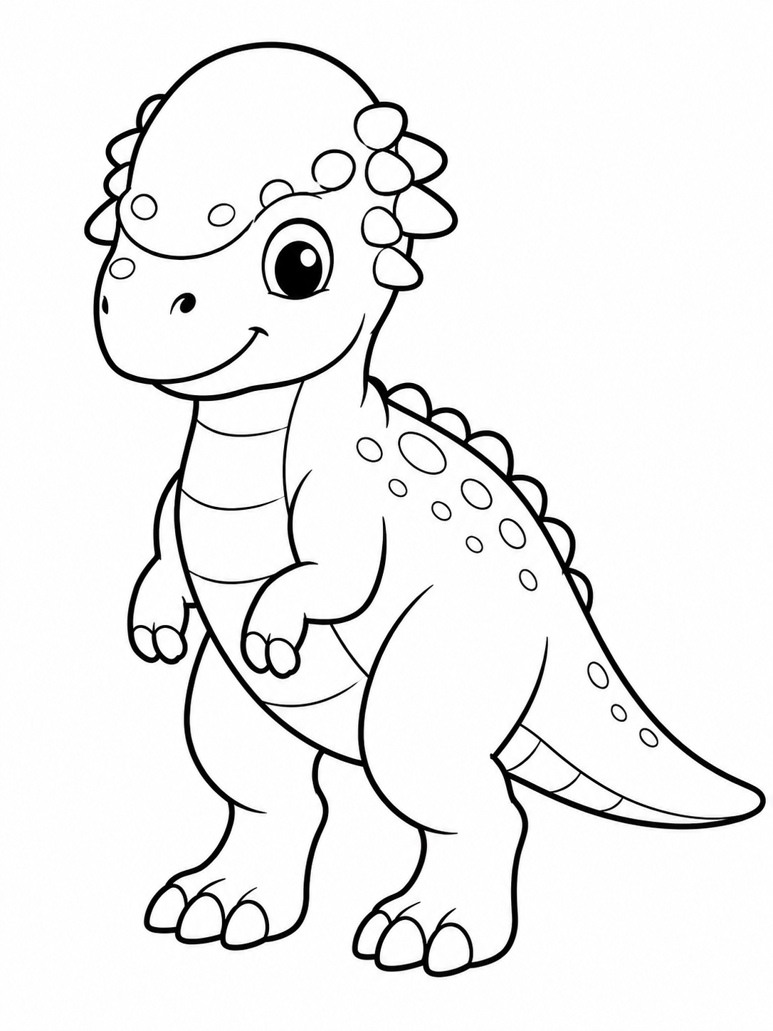Pachycephalosaurus Standing Proud