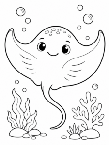 Gentle Stingray Gliding