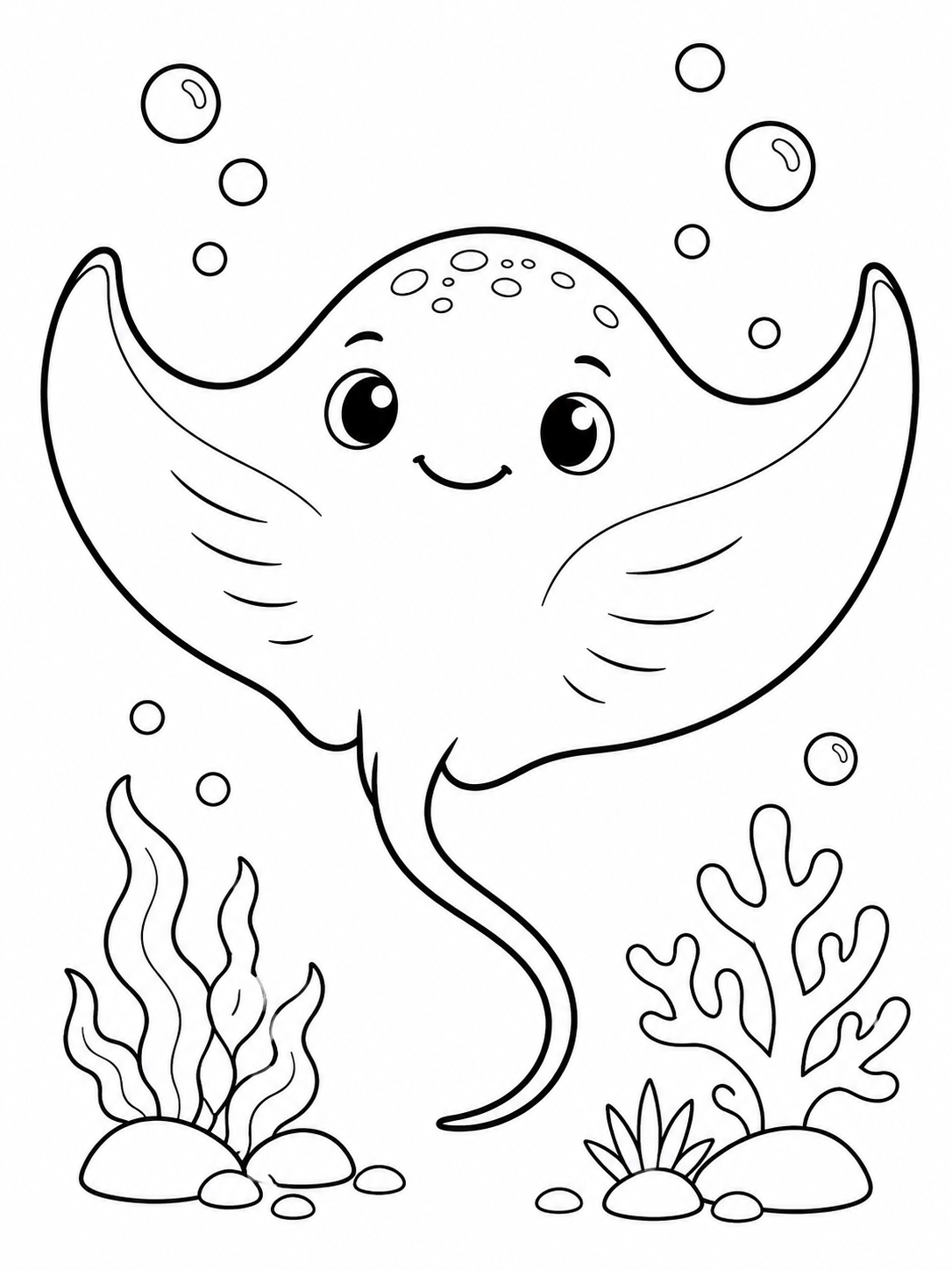Gentle Stingray Gliding