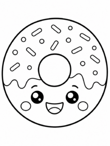 Donut With Fun Sprinkles