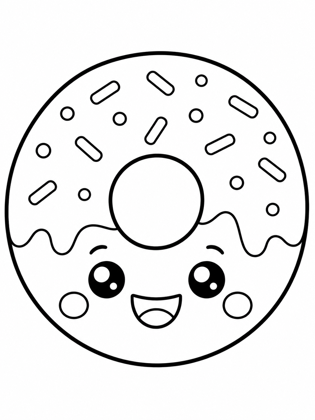 Donut With Fun Sprinkles