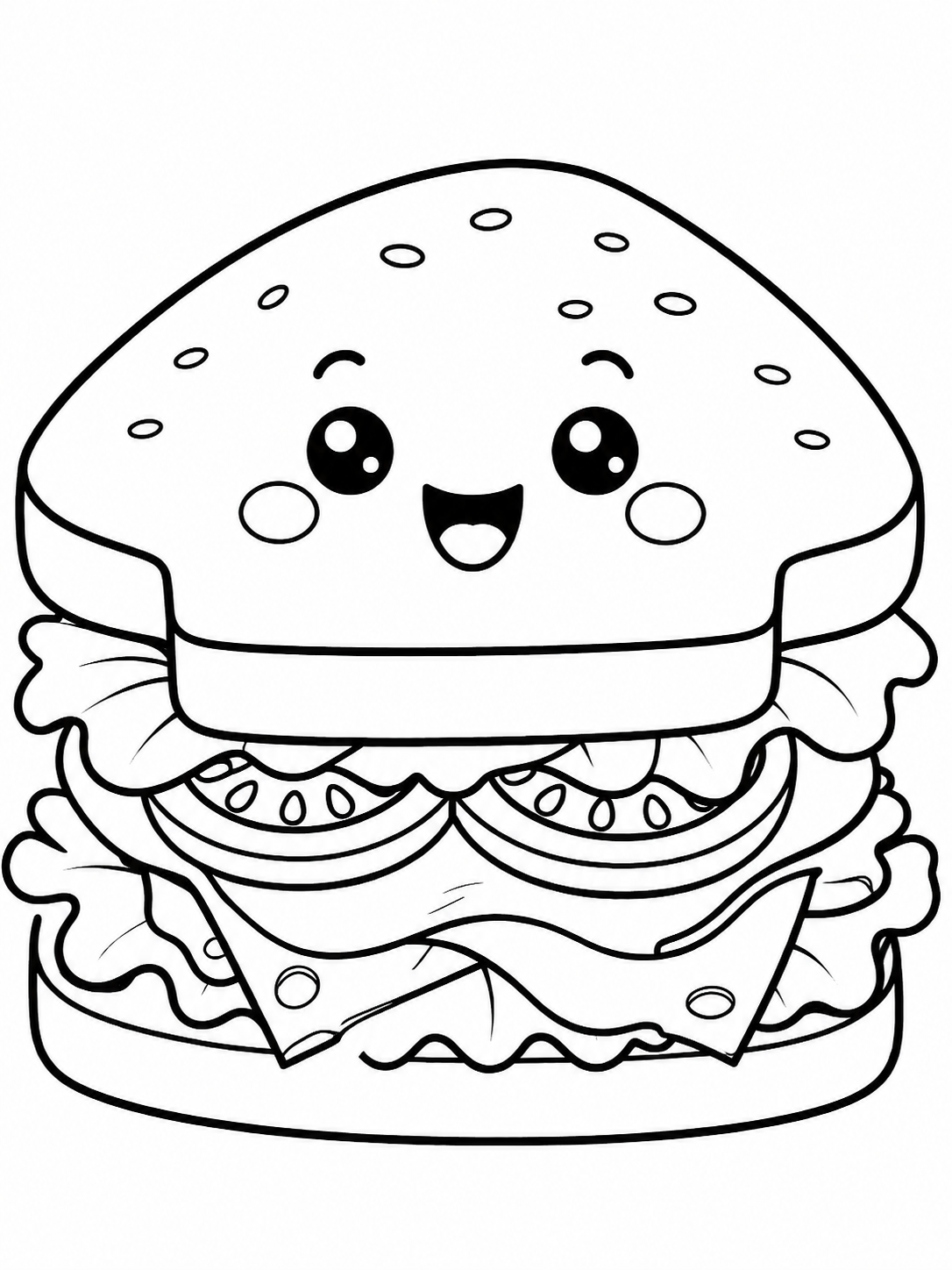 Sandwich With Fresh Layers