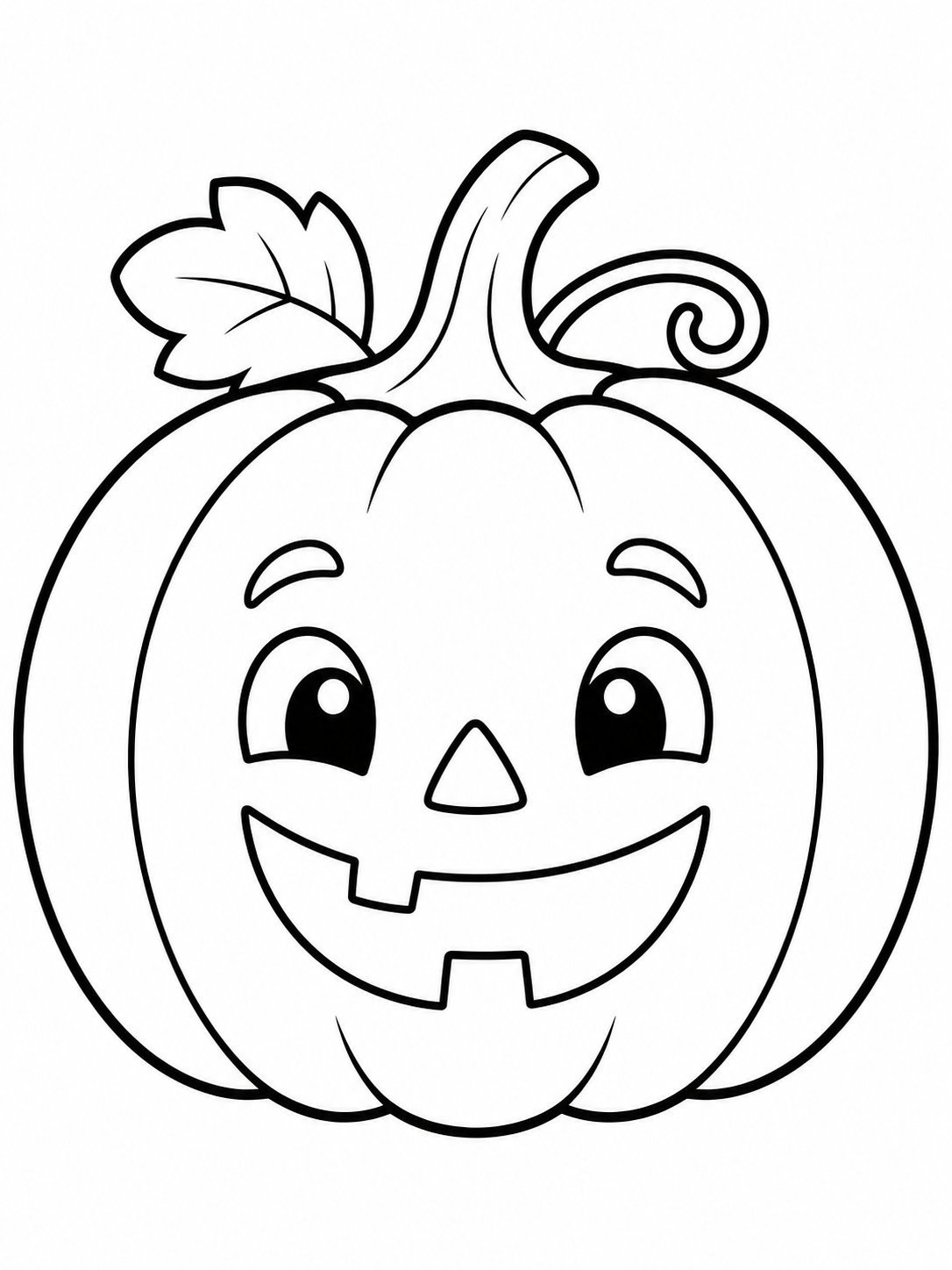 Smiling Jack-o’-Lantern Face