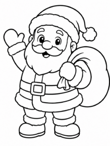 Cheerful Santa Claus
