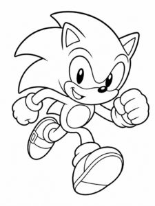 Sonic Running Fast
