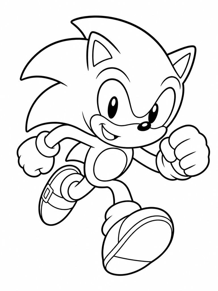 Sonic Running Fast