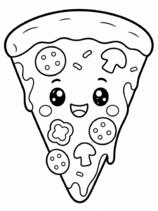 Pizza Slice With Toppings